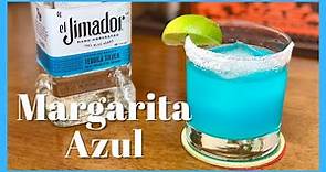 💙 Cómo Preparar Cóctel MARGARITA AZUL ► Trago con Curaçao Azul