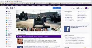 Make Yahoo My Home page On Google Chrome