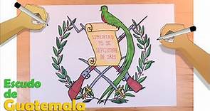 Aprende a dibujar el Escudo Nacional de Guatemala