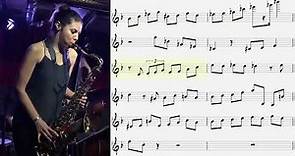 Transcription: Melissa Aldana - Billie's Bounce