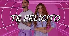 Shakira, Rauw Alejandro - Te Felicito (Master Video Lyrics)
