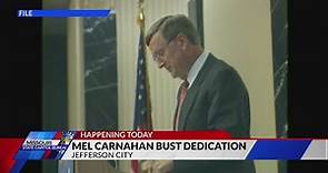Mel Carnahan bust dedication taking place today in Jefferson City, Missouri