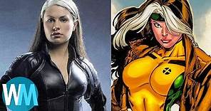 Top 10 Biggest DIFFERENCES Between The X-Men Movies And Comics