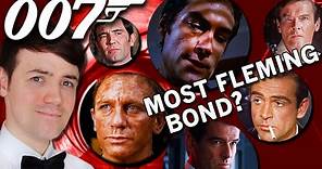 Which Bond Actor is Closest to the Books? | Ranking James Bond Actors | Most Fleming 007