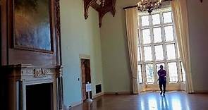 Walking tour inside the historic Greystone Mansion in Beverly Hills California