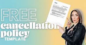Your Cancellation Policy Template (ready to copy & paste) | Dawn Bradley