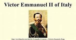 Victor Emmanuel II of Italy