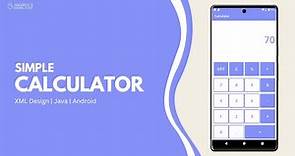 Calculator App in Android Studio using Java | Android Knowledge