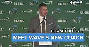 Tulane introduces Jon Sumrall as new head football coach