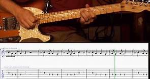 How to Play the melody to Fever by Peggy Lee on Guitar with TAB