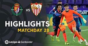 Highlights Real Valladolid vs Sevilla FC (1-1)