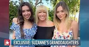 Camelia & Violet Somers visit Access Hollywood to Honor Suzanne Somers