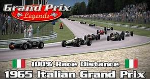 1965 Italian Grand Prix | 100% Race Distance | Grand Prix Legends