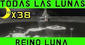 REINO LUNA -TODAS LAS LUNAS - Super Mario Odyssey