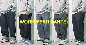 [ENG SUB] 五件你必須懂的工裝褲 - Carhartt, Ben Davis, Dickies 874, Uniqlo U (Workwear Pants That I Like)
