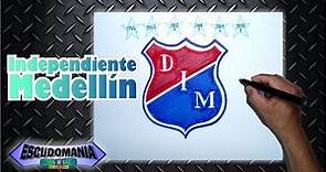 Cómo dibujar fácil el escudo del Independiente Medellín