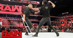 Seth Rollins attacks Triple H: Raw, March 13, 2017