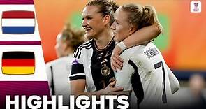 Germany vs Netherlands | Highlights | UEFA Women's Nations League Third Place 28-02-2024
