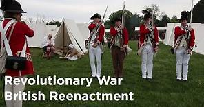 Revolutionary War British Soldier Camp Life