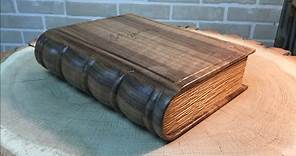 Unique wooden box in the form of a book!