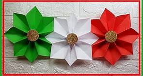 🤠 Decoraciones Fiestas Patrias de México | Flores tricolor | Manualidades para el 16 de Septiembre🤠