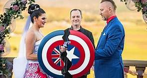 Couple Has Epic ‘Captain America’ Marvel-Themed Wedding