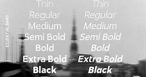 Essential Sans | 16 Font Typeface