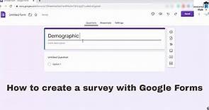 how to create online questionnaire l how to use Google Form l step by step guide