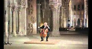 Mstislav Rostropovich - Bach Cello Suite No 6 in C minor BWV 1012