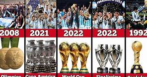 Argentina National Football Team All Trophies (1921-2023)