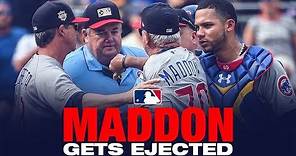 Joe Maddon is Ejected in the Cubs' game against the Pirates