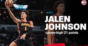 Jalen Johnson scores career-high 21 points in season opener