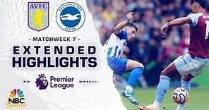 Aston Villa v. Brighton | PREMIER LEAGUE HIGHLIGHTS | 9/30/2023 | NBC Sports