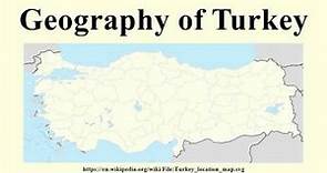 Geography of Turkey