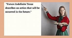Future Indefinite Tense | Definition, Structure, and Examples | English Finders