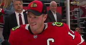 'I love you, Chicago!' - Jonathan Toews bids farewell in final game | NHL on ESPN