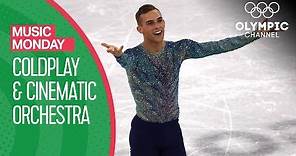 Adam Rippon performs to Coldplay & Cinematic Orchestra at PyeongChang 2018 | Music Monday