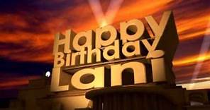 Happy Birthday Lani