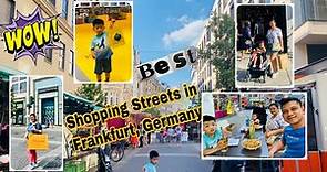 BEST SHOPPING STREETS IN FRANKFURT, GERMANY | Walking Tour
