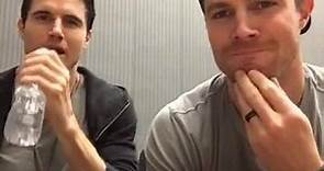 Stephen Amell - Going live with Robbie Amell --
