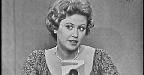 To Tell the Truth - TV weathergirl; PANEL: Monique Van Vooren (Nov 19, 1959)