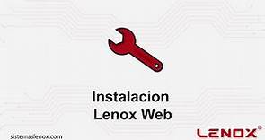 Instalación de Lenox Web