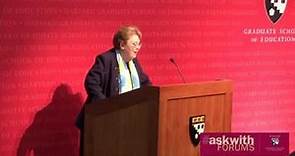 Askwith Forum: A Conversation with University of Virginia President Teresa A. Sullivan