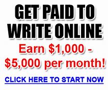 Image result for get paid to write online