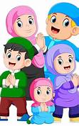 gambar kartun keluarga 5 orang indonesia