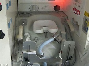 Image result for going toilet in space