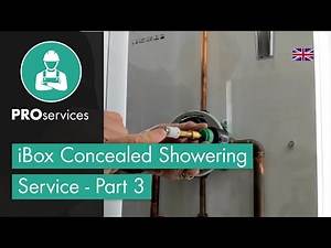 iBox Concealed Showering - Service - Part 3 How to replace the flow control cartridge