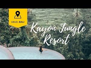 This is the brand NEW Kayon Jungle Resort in Ubud, Bali