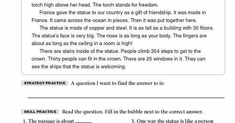 Free 6th Grade Reading Comprehension Pdf