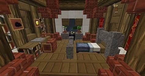 Minecraft Hobbit House Interior